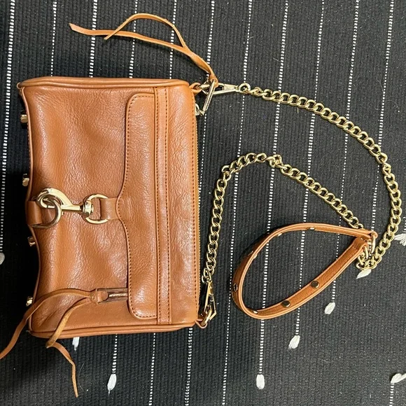 Rebecca Minkoff mini MAC Cross body brown leather bag - Picture 3 of 4